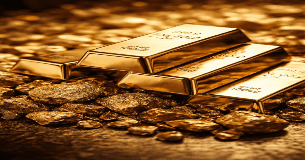 Gold market signal today in USA showing price behavior after record highs in the US gold market