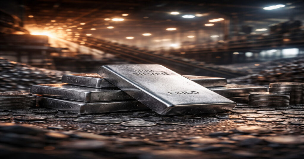 Silver breakout today reflecting tightening supply and rising demand in the US market