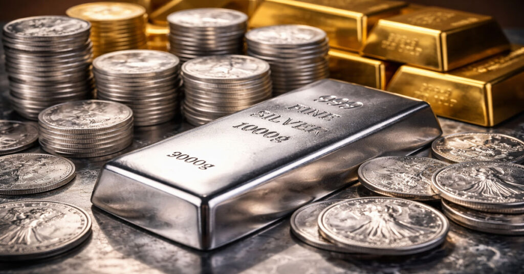 silver volatility compared to gold price movements